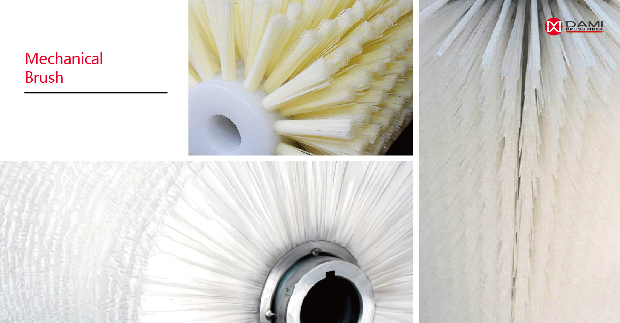 industrial mechanical machine brushes filaments