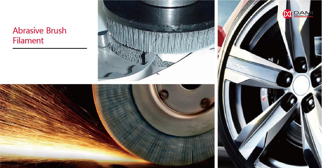 abrasive nylon filaments
