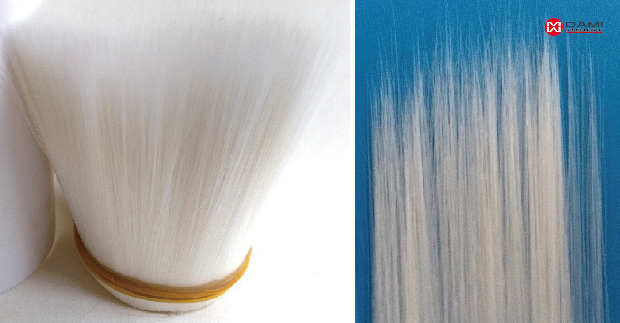 artificial wool goat hair bristle filament