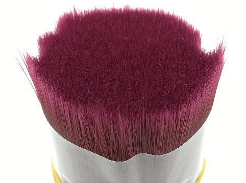 Burgundy PBT PET Solid Round Tapered Paint Brush Filament