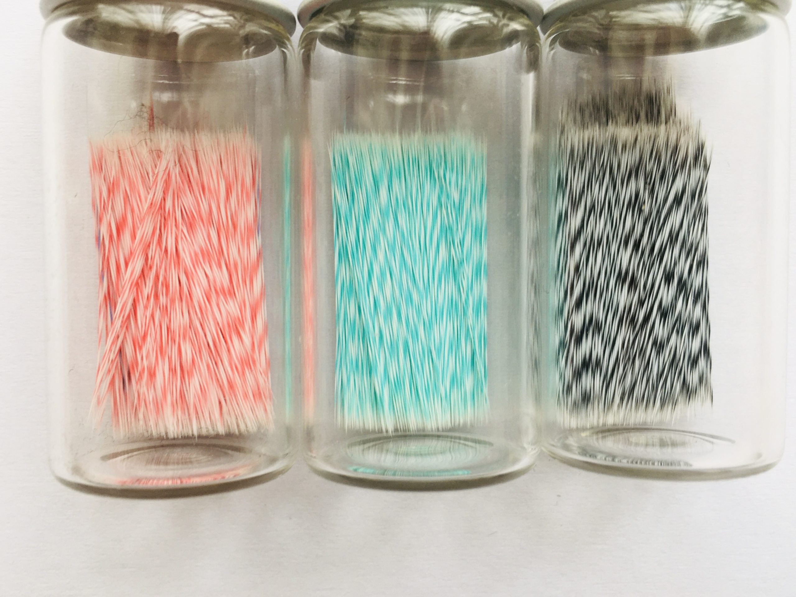 Spiral Twisted PBT Double Tapered Toothbrush Bristle Filament