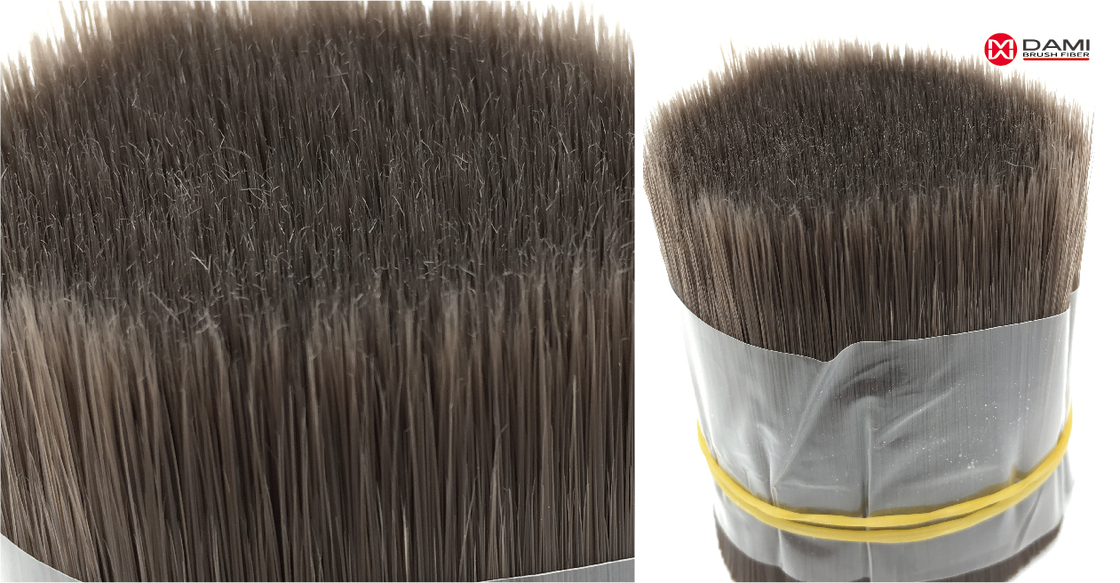 paint brush filament PET PBT Brown Solid Tapered Brush Filament插图