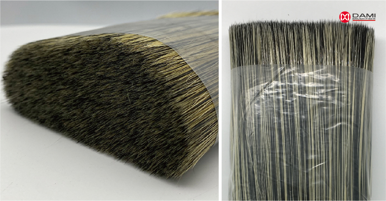 synthetic mixed brush filament Imitation Grey Paint Brush Filament插图