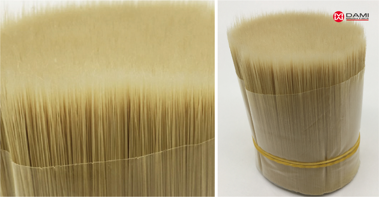 solid tapered filament for paint brush Light Blonde Solid Round Tapered Brush Filament插图