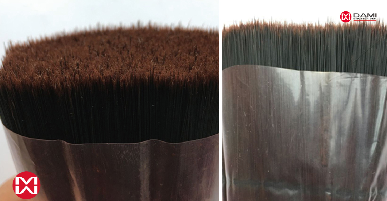 imitation black bristle filament IMB Synthetic Tapered Black Bristle Paint Brush Filament插图