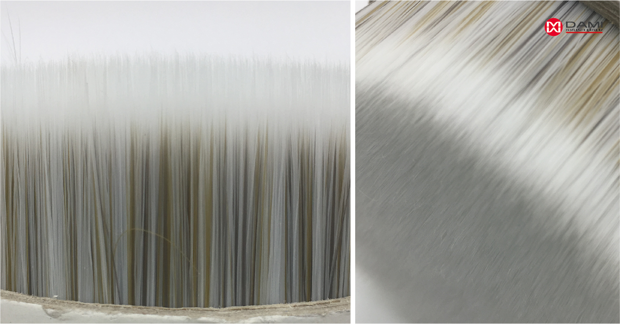 synthetic monofilament for paint brush Mixture Synthetic Solid Tapered Mono Paint BrusH Filament插图