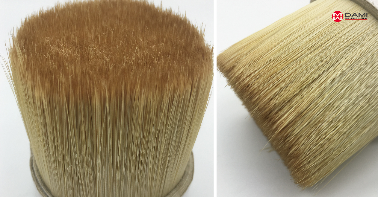 high imitation bristle filament High Imitation White Bristle Synthetic Paint Brush Filament插图