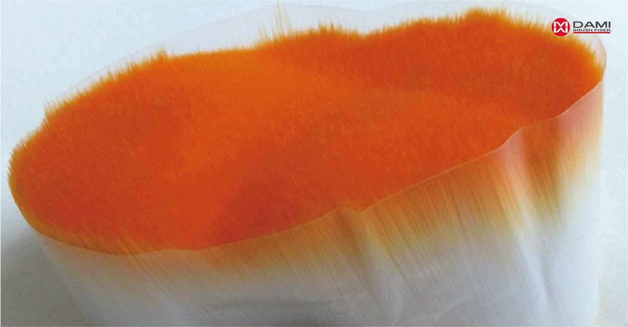 artist brush filament Colored Tips PBT PET Nylon Tapered Artist Brush Bristle插图