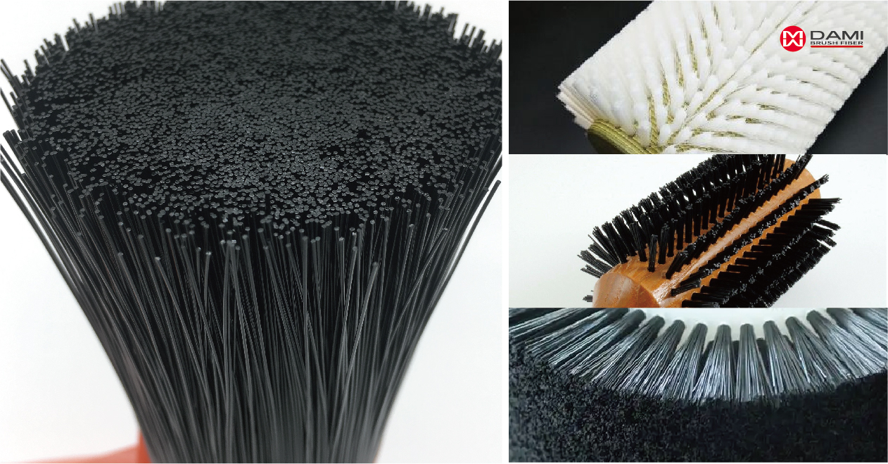 PA6 Polyamide Nylon PA N6 Brush Bristle fiber hair filament Nylon Polyamide PA6 Bristle Brush Hair Fiber Filament插图