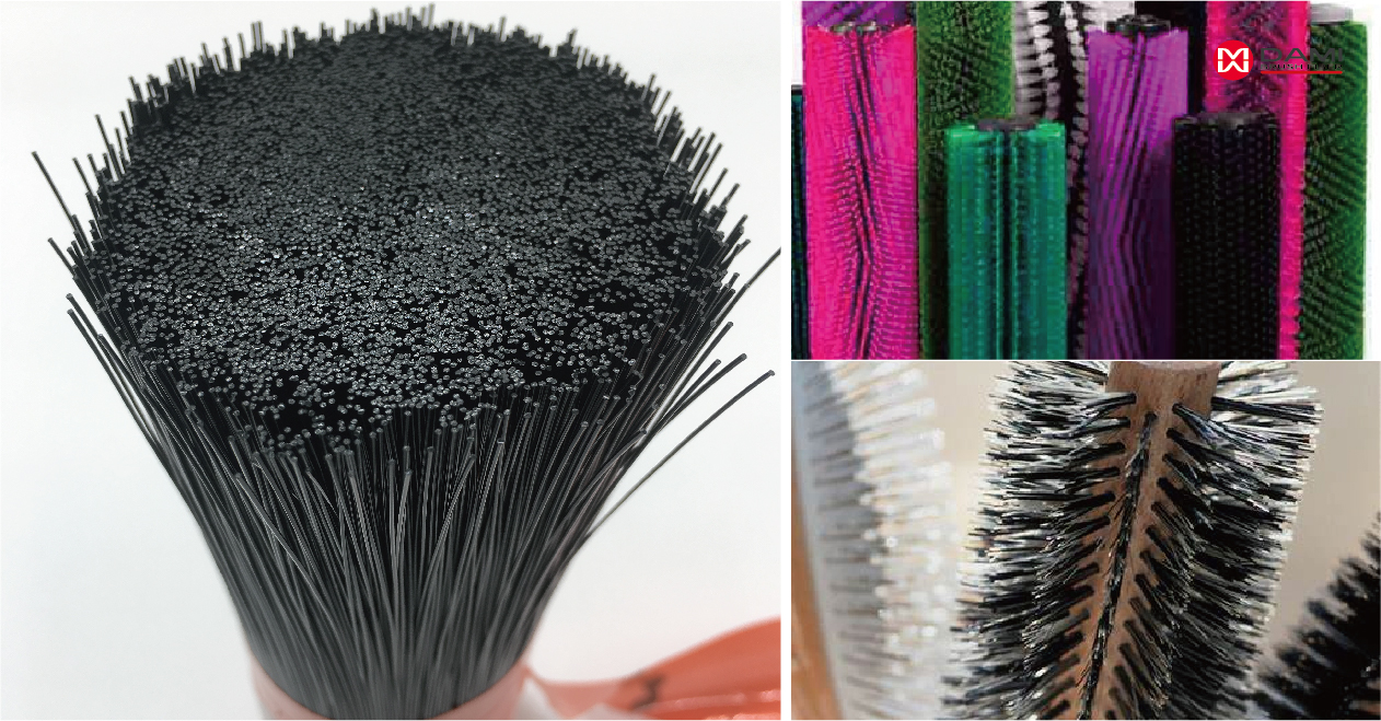 PA66 Polyamide Nylon bristle fiber hair filament PA66 Nylon Polyamide Brush Bristle Hair Fiber Filament插图